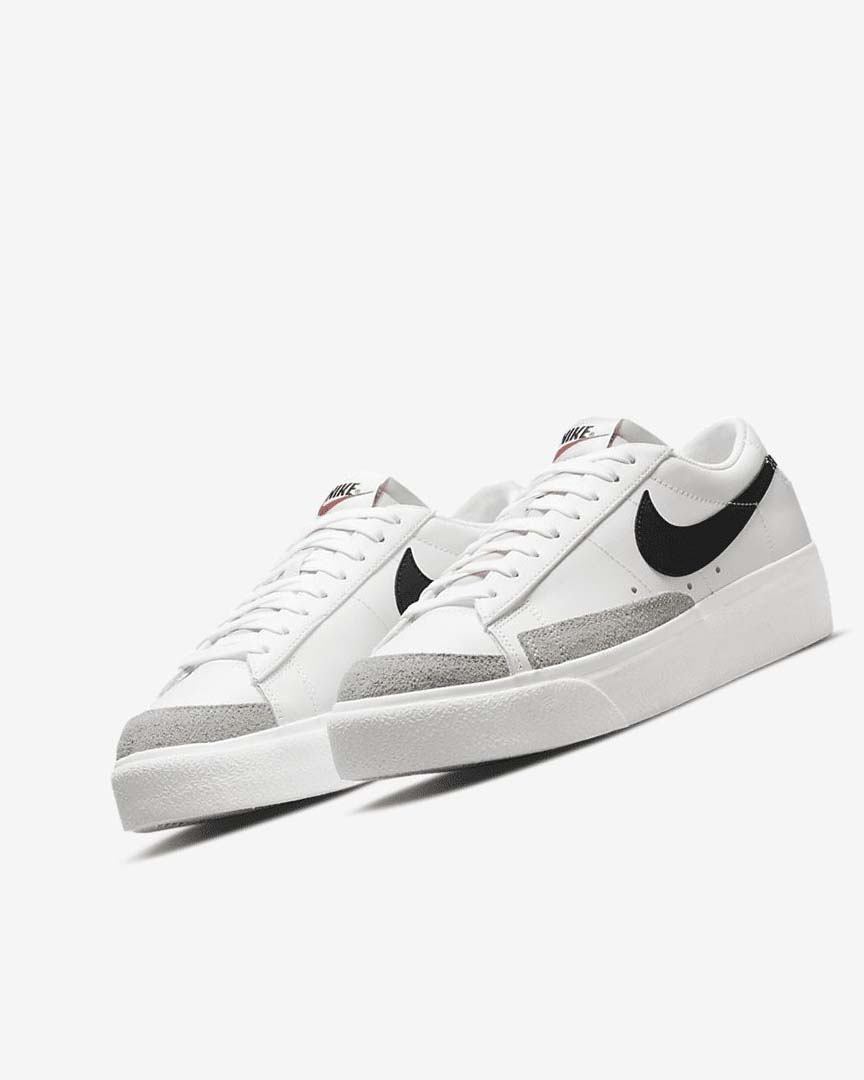 Zapatillas Nike Blazer Low Platform Mujer Blancas | CR4782