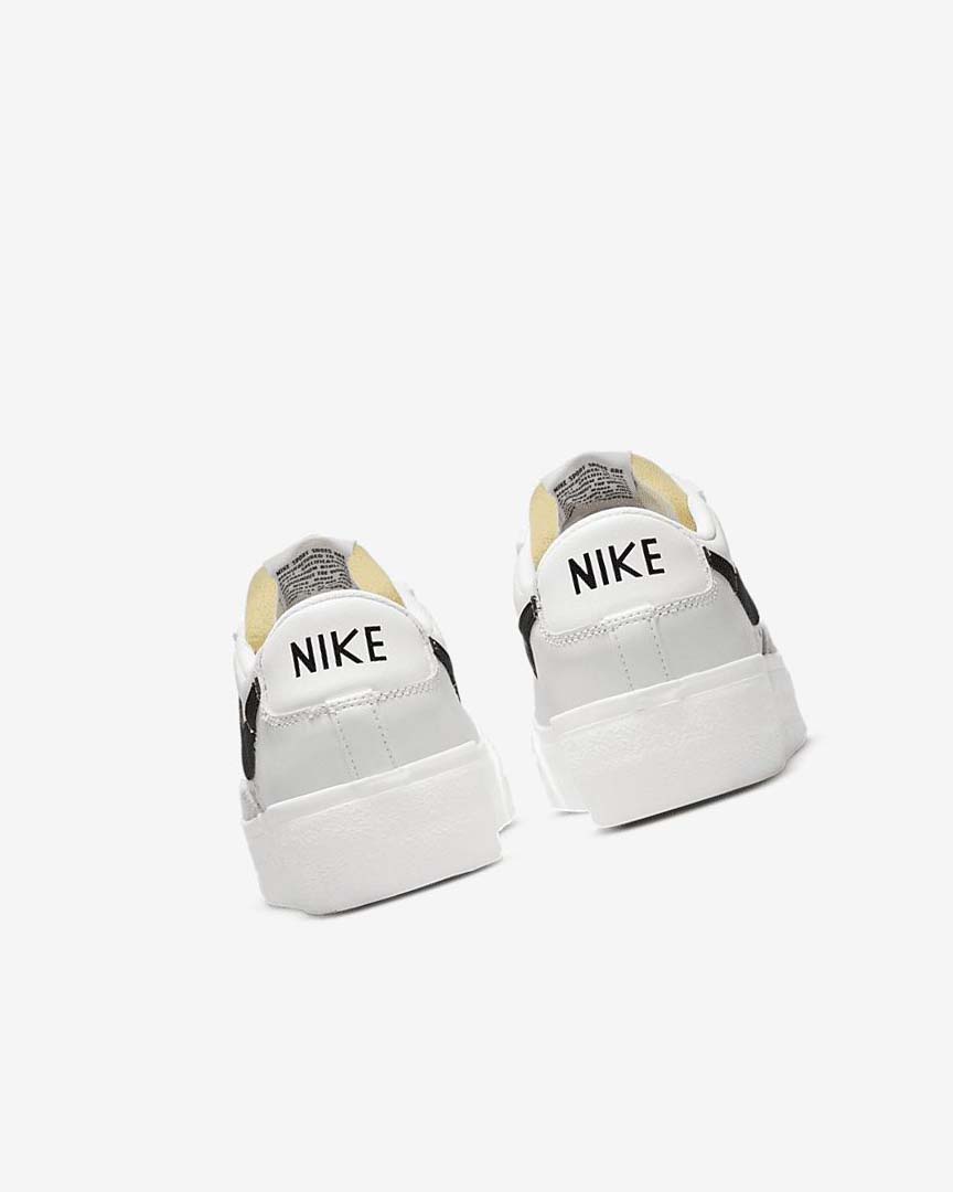 Zapatillas Nike Blazer Low Platform Mujer Blancas | CR4782