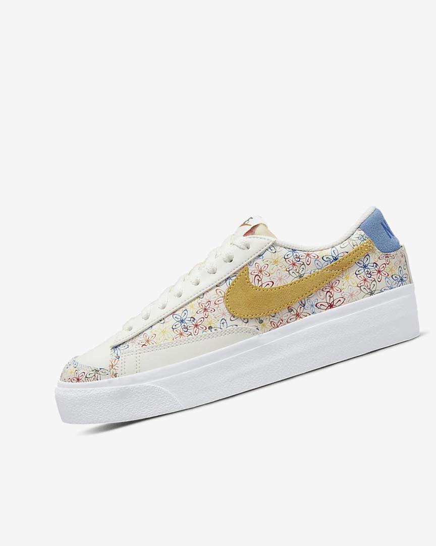 Zapatillas Nike Blazer Low Platform Mujer Azul Real Azules | CR5014