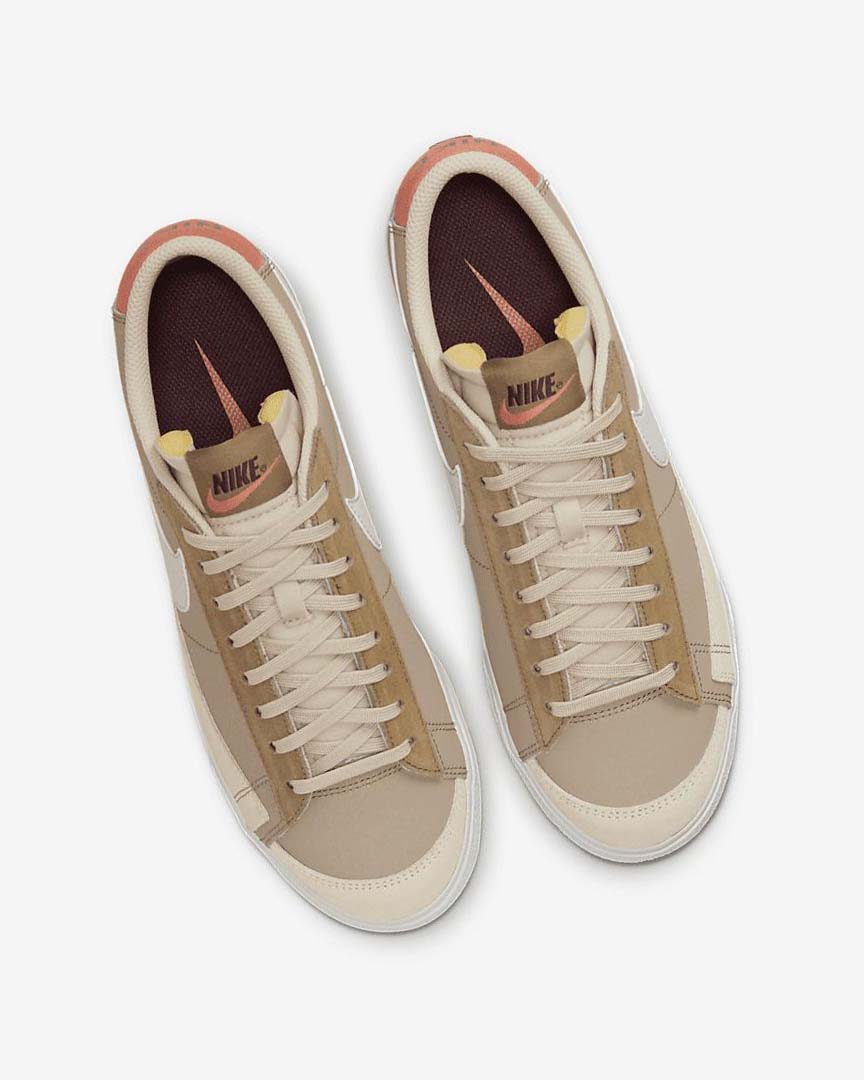 Zapatillas Nike Blazer Low Platform SP Mujer Kaki Beige Claro | CR4987