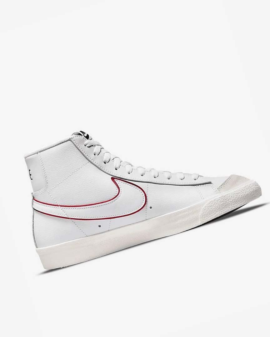 Zapatillas Nike Blazer Mid '77 Hombre Blancas Verde Metal Plateadas Rojas | CR2454