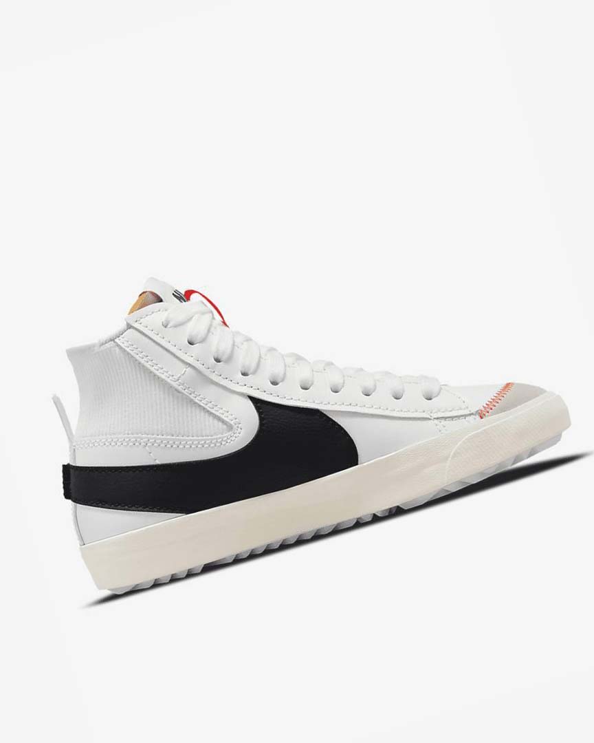 Zapatillas Nike Blazer Mid '77 Jumbo Hombre Blancas Blancas Negras | CR4770