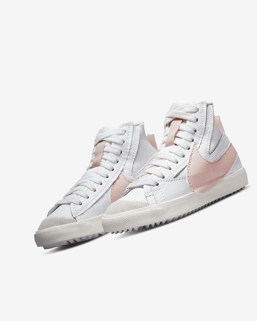 Zapatillas Nike Blazer Mid '77 Jumbo Mujer Blancas Rosas | CR3034