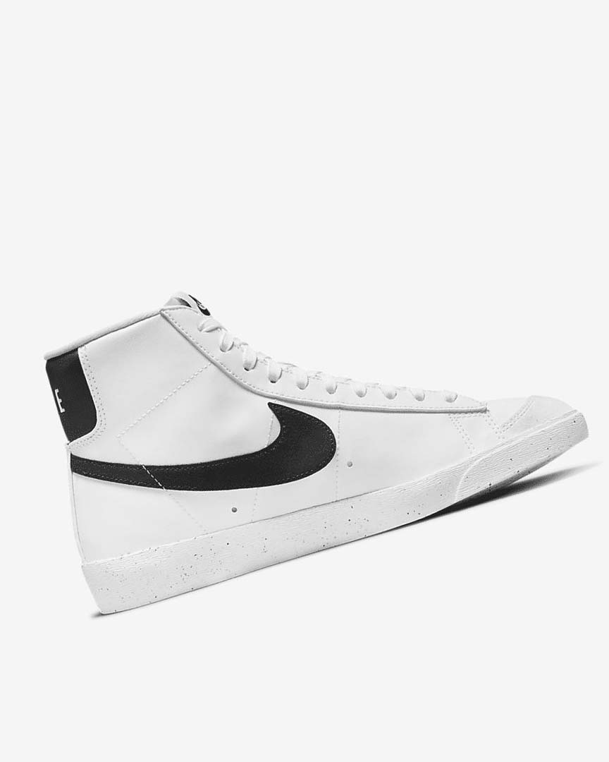 Zapatillas Nike Blazer Mid '77 Next Nature Mujer Blancas Negras | CR2490