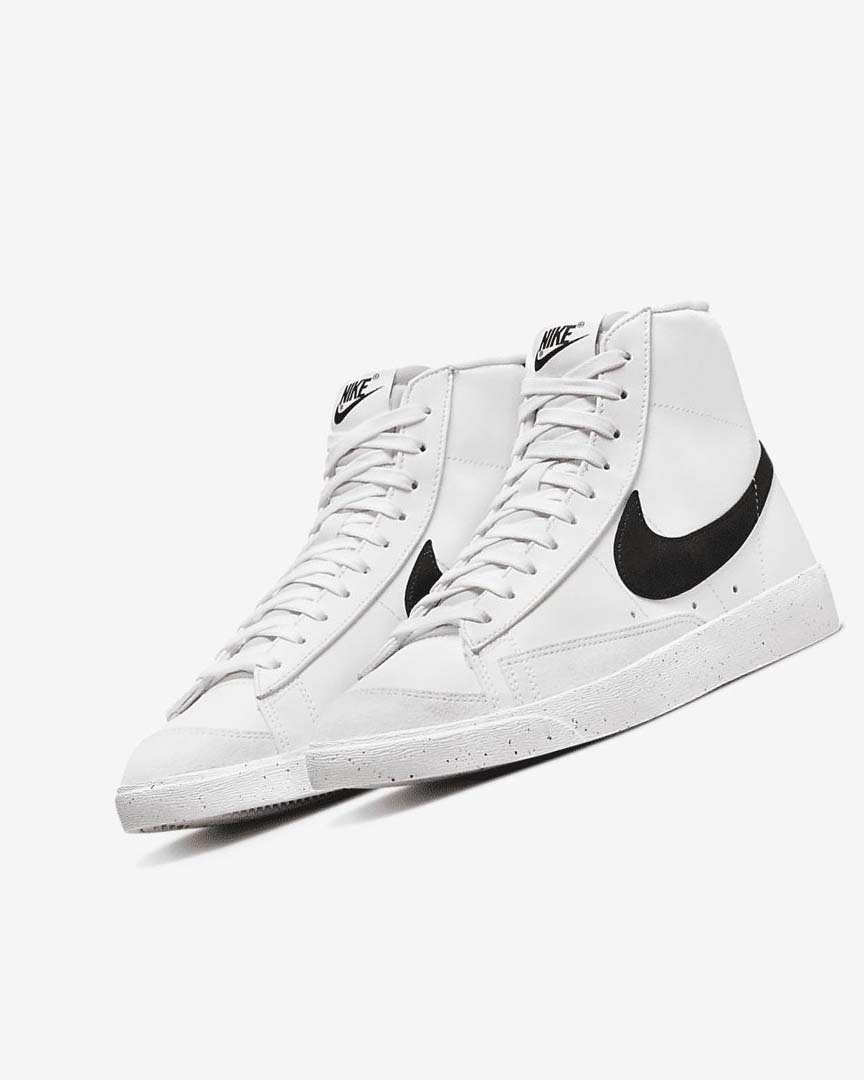 Zapatillas Nike Blazer Mid '77 Next Nature Mujer Blancas Negras | CR2490