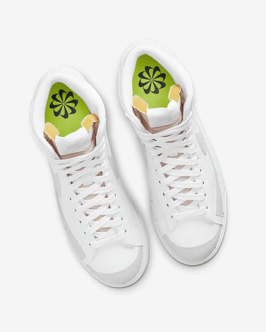 Zapatillas Nike Blazer Mid '77 Next Nature Mujer Blancas Verde | CR2957