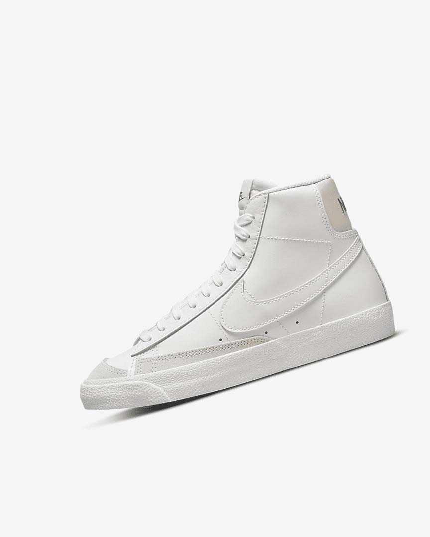 Zapatillas Nike Blazer Mid \'77 Niña Blancas Marrones Claro Blancas | CR2793