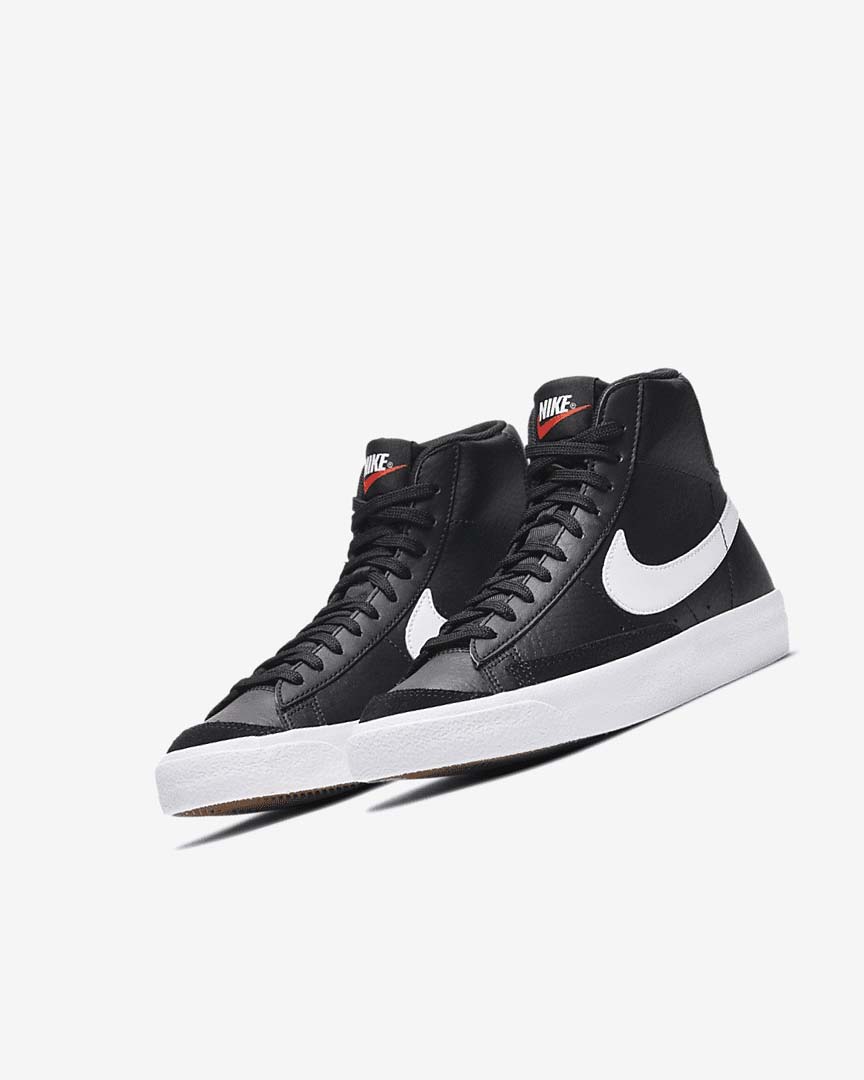 Zapatillas Nike Blazer Mid '77 Niña Negras Blancas Naranjas | CR2832