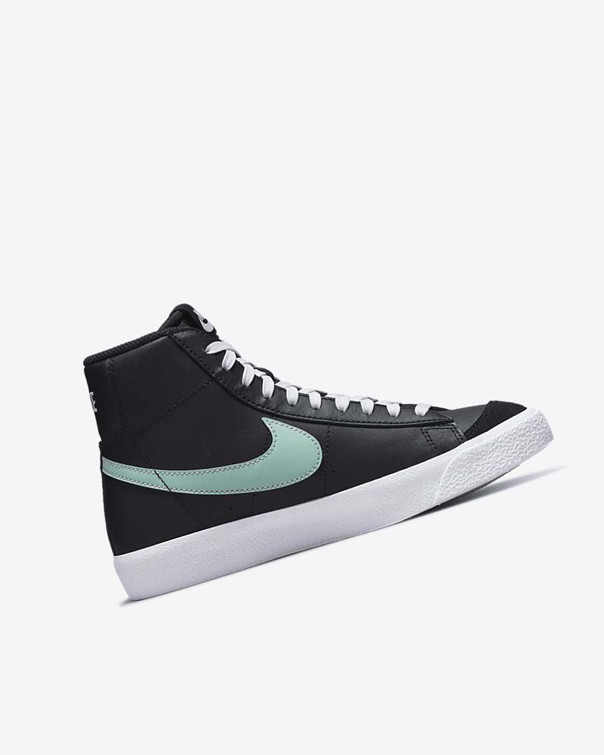 Zapatillas Nike Blazer Mid '77 Niña Negras Blancas Verde Menta | CR2907