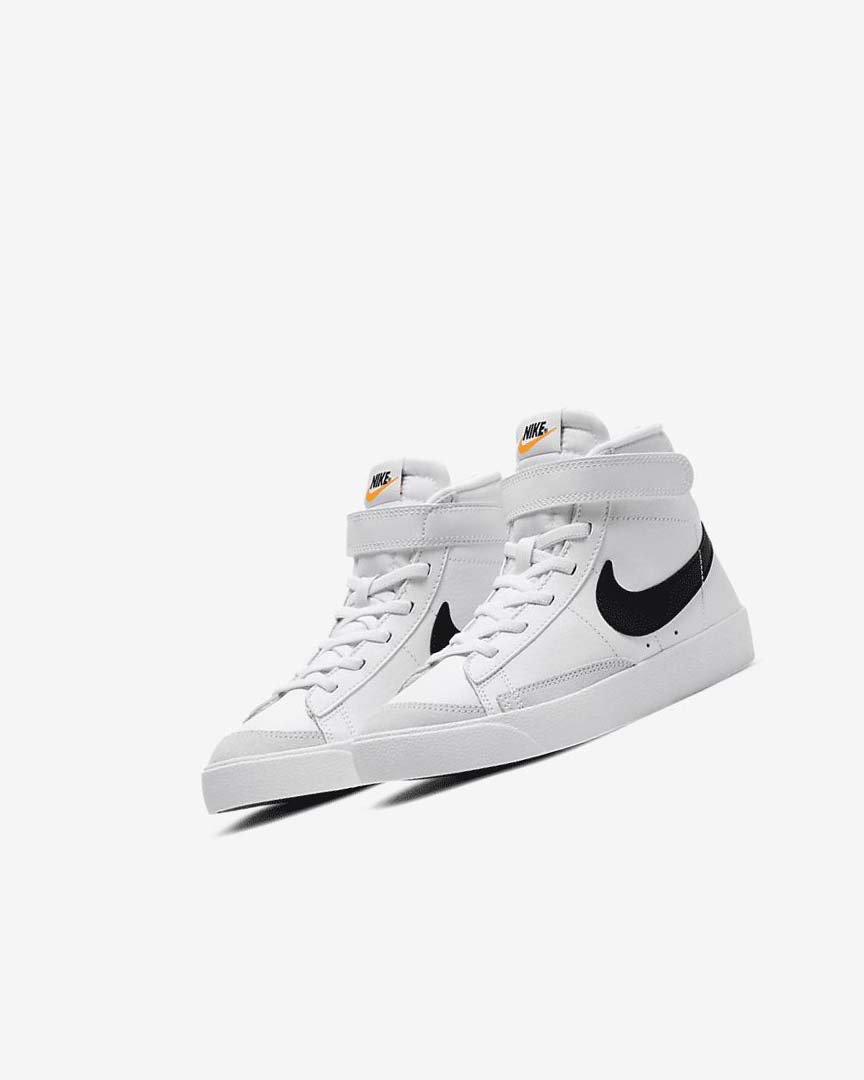 Zapatillas Nike Blazer Mid '77 Niño Blancas Naranjas Negras | CR2575