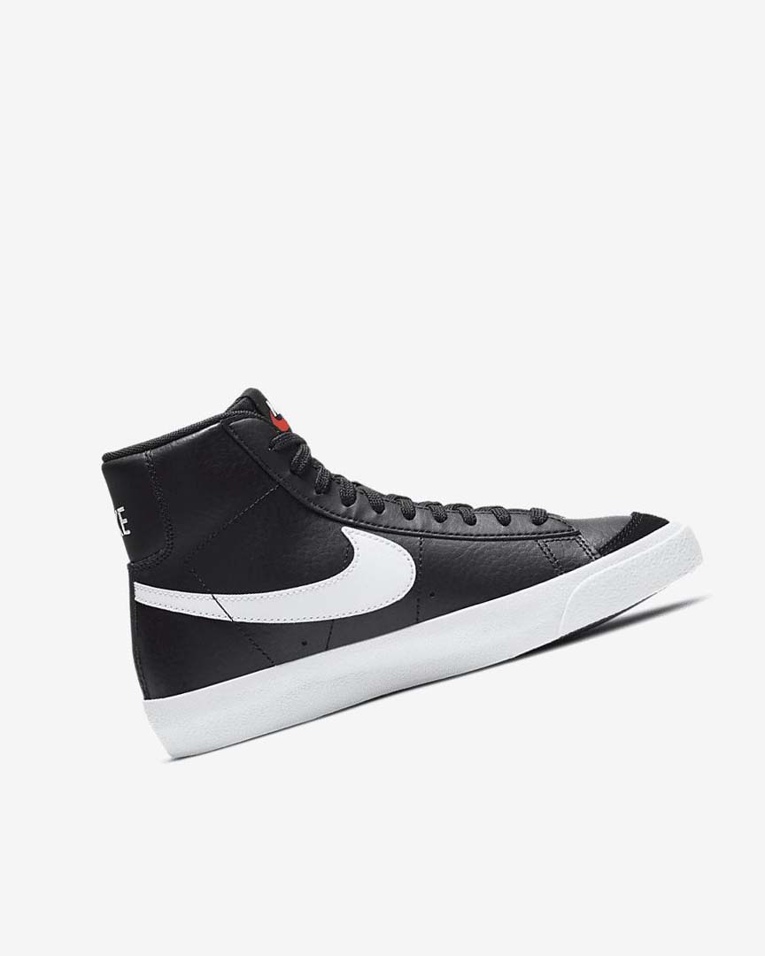 Zapatillas Nike Blazer Mid '77 Niño Negras Blancas Naranjas | CR5244