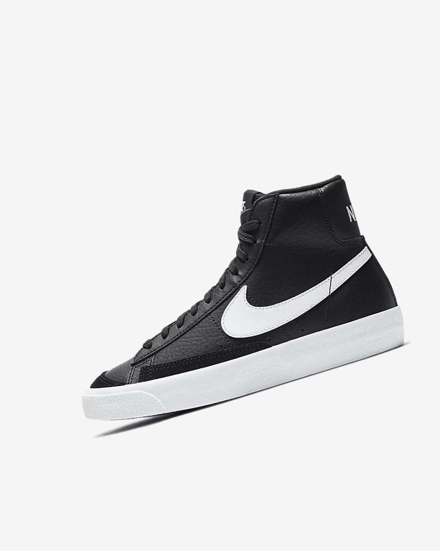 Zapatillas Nike Blazer Mid \'77 Niño Negras Blancas Naranjas | CR5244