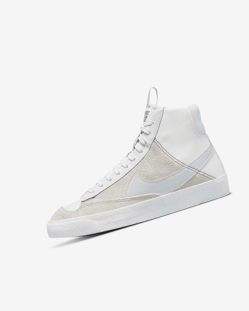 Zapatillas Nike Blazer Mid \'77 SE Dance Niño Blancas Blancas Azules Gris | CR2852