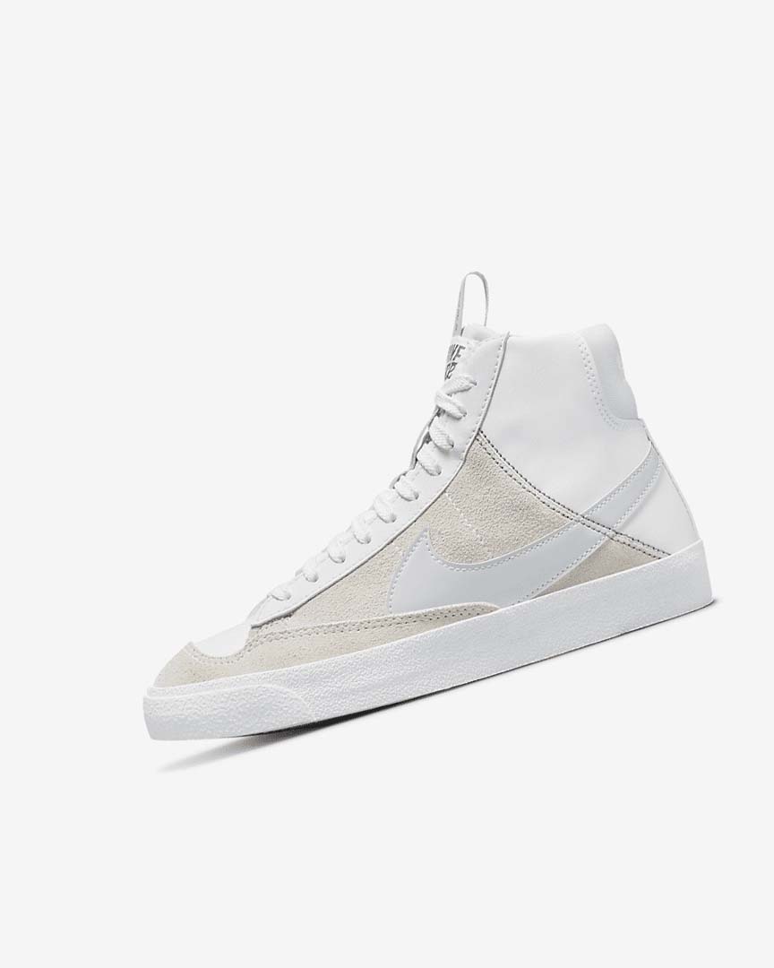 Zapatillas Nike Blazer Mid \'77 SE Dance Niña Blancas Blancas Azules Gris | CR5061