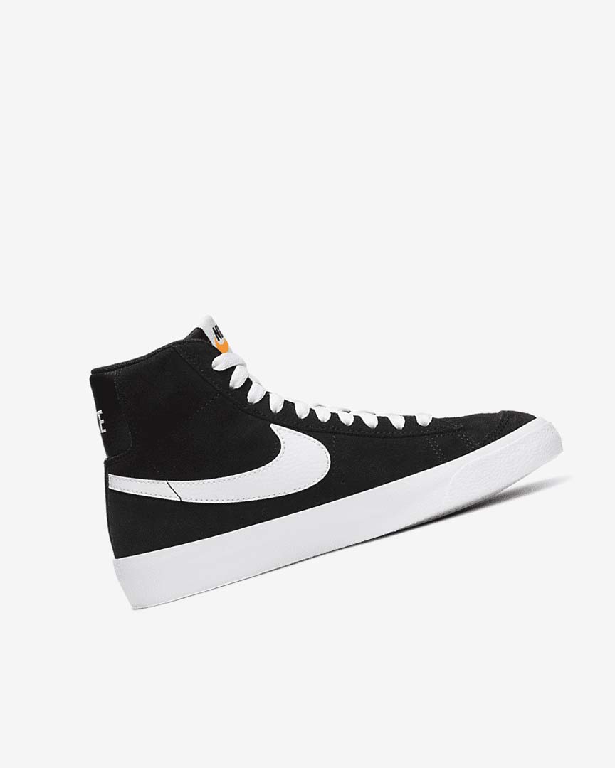 Zapatillas Nike Blazer Mid '77 Suede Niña Negras Naranjas Blancas | CR2882