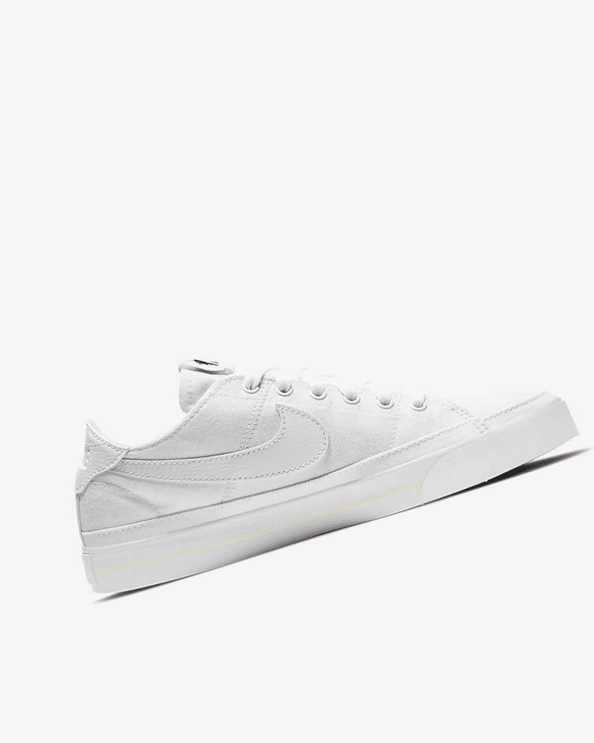 Zapatillas Nike Court Legacy Canvas Mujer Blancas Blancas Blancas | CR2438