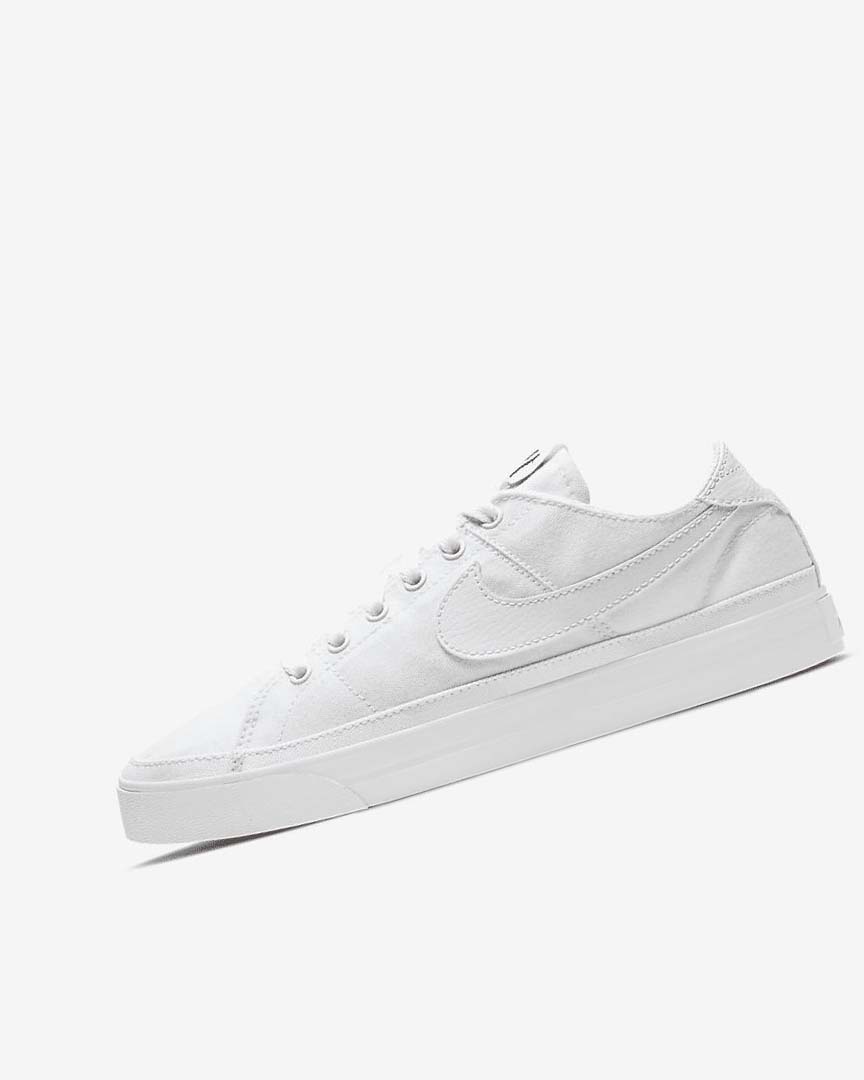 Zapatillas Nike Court Legacy Canvas Mujer Blancas Blancas Blancas | CR2438