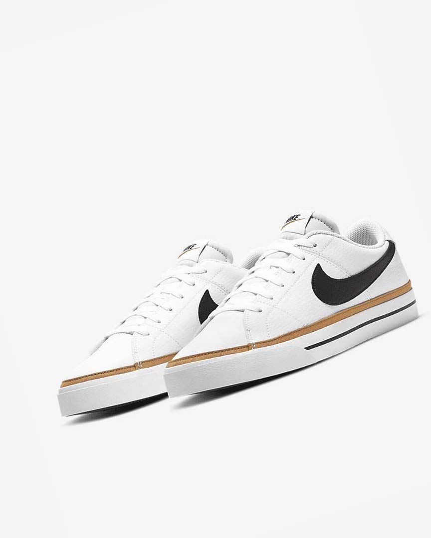 Zapatillas Nike Court Legacy Hombre Blancas Marrones Claro Negras | CR2895