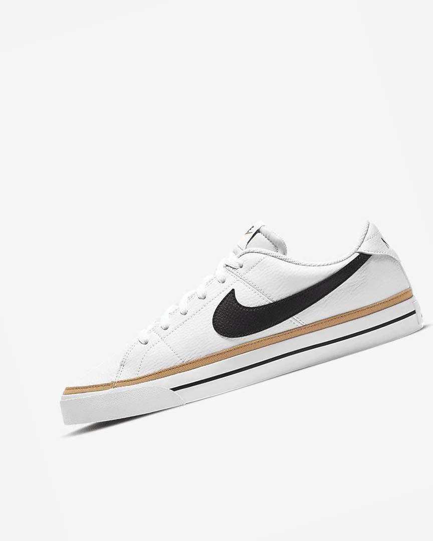 Zapatillas Nike Court Legacy Hombre Blancas Marrones Claro Negras | CR2895