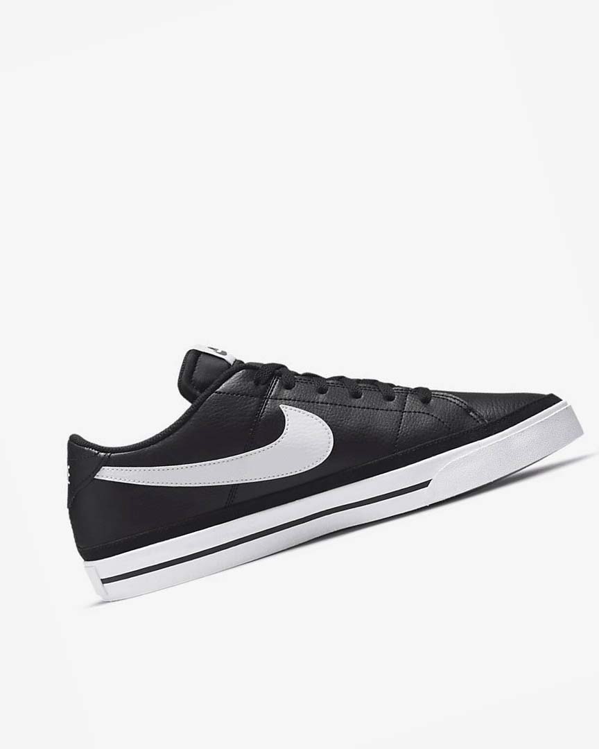 Zapatillas Nike Court Legacy Hombre Negras Blancas | CR4560