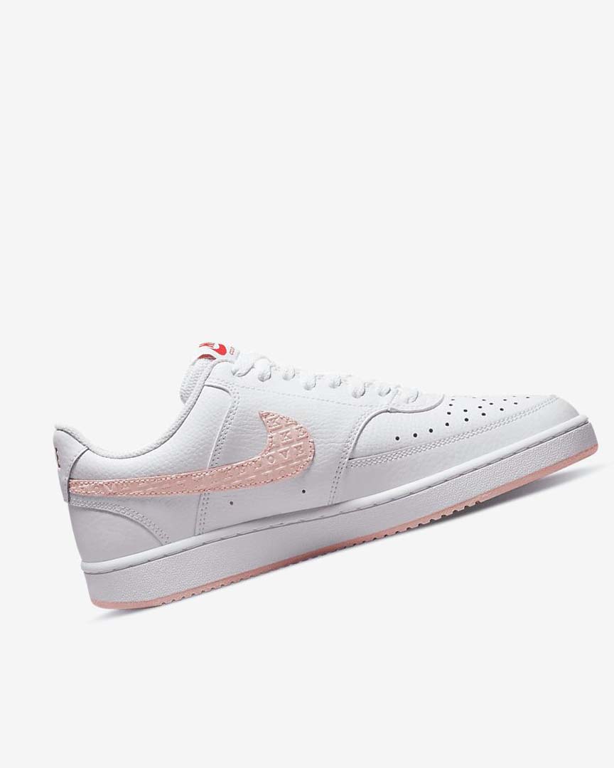 Zapatillas Nike Court Vision LO Mujer Blancas Rojas | CR2343