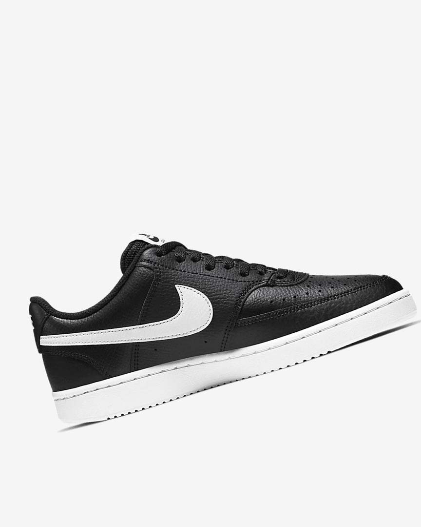 Zapatillas Nike Court Vision Low Mujer Negras Blancas | CR4809