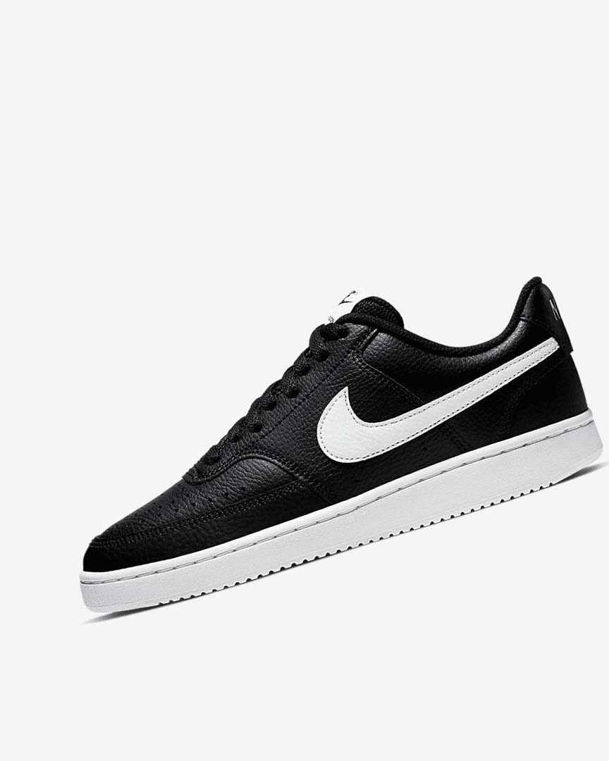 Zapatillas Nike Court Vision Low Mujer Negras Blancas | CR4809