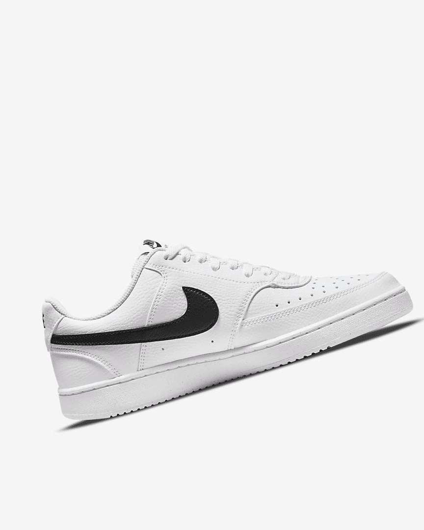 Zapatillas Nike Court Vision Low Next Nature Mujer Blancas Blancas Negras | CR2559