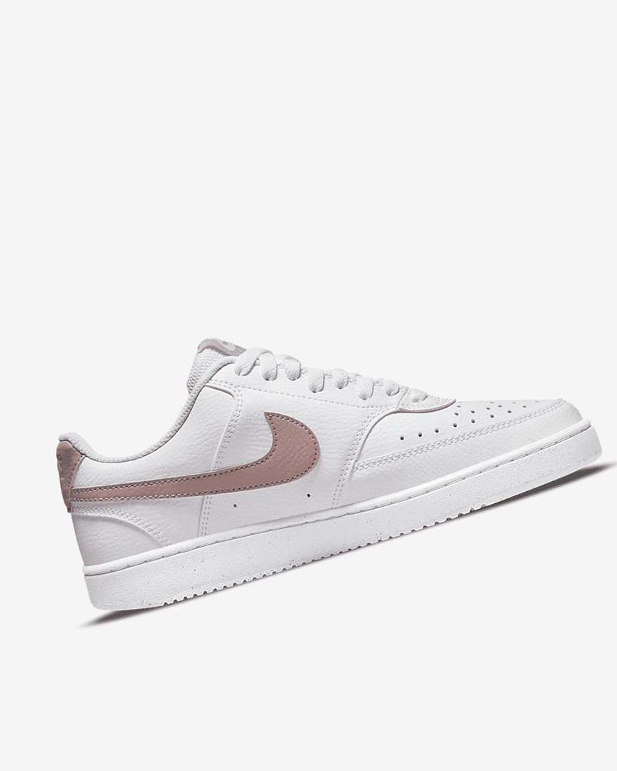 Zapatillas Nike Court Vision Low Next Nature Mujer Blancas Rosas | CR2620