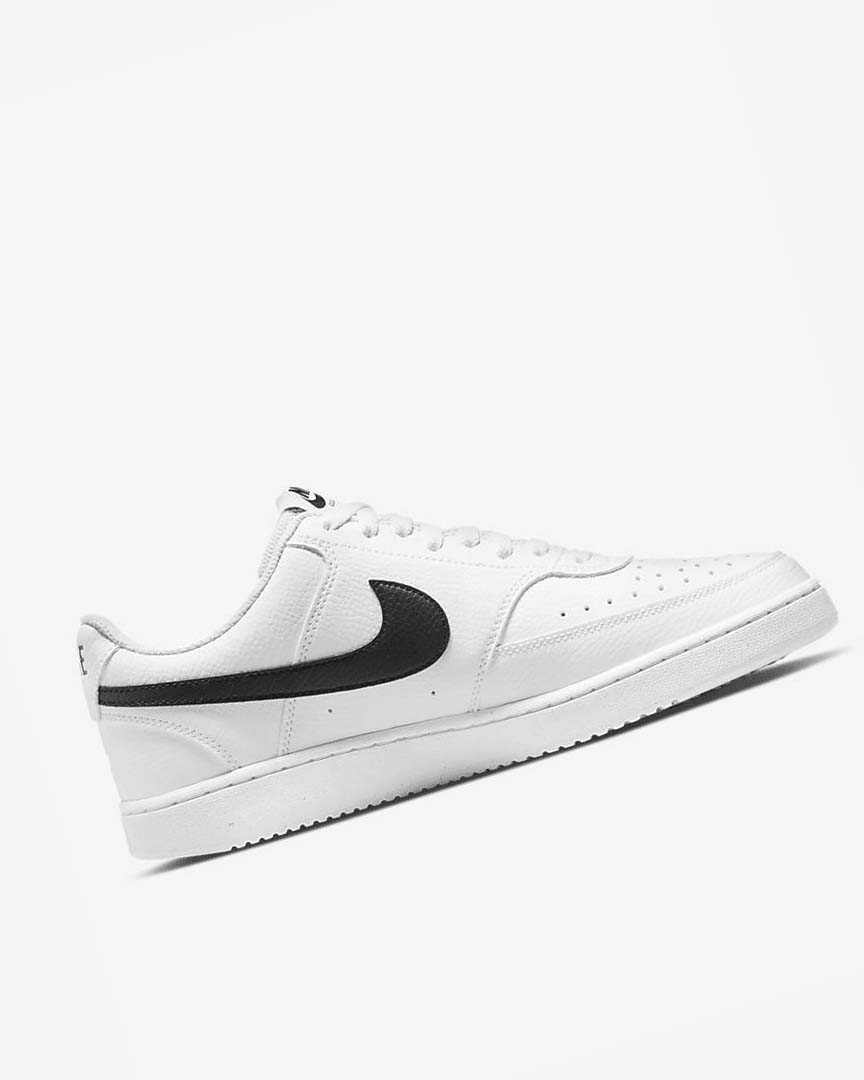 Zapatillas Nike Court Vision Low Next Nature Hombre Blancas Blancas Negras | CR2794