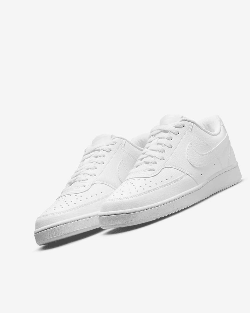 Zapatillas Nike Court Vision Low Next Nature Mujer Blancas Blancas Blancas | CR4964