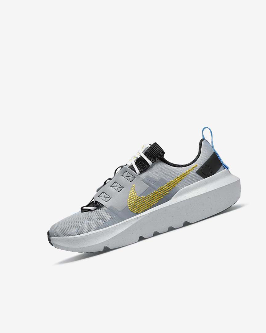 Zapatillas Nike Crater Impact Niña Gris Claro Azules Blancas | CR3044