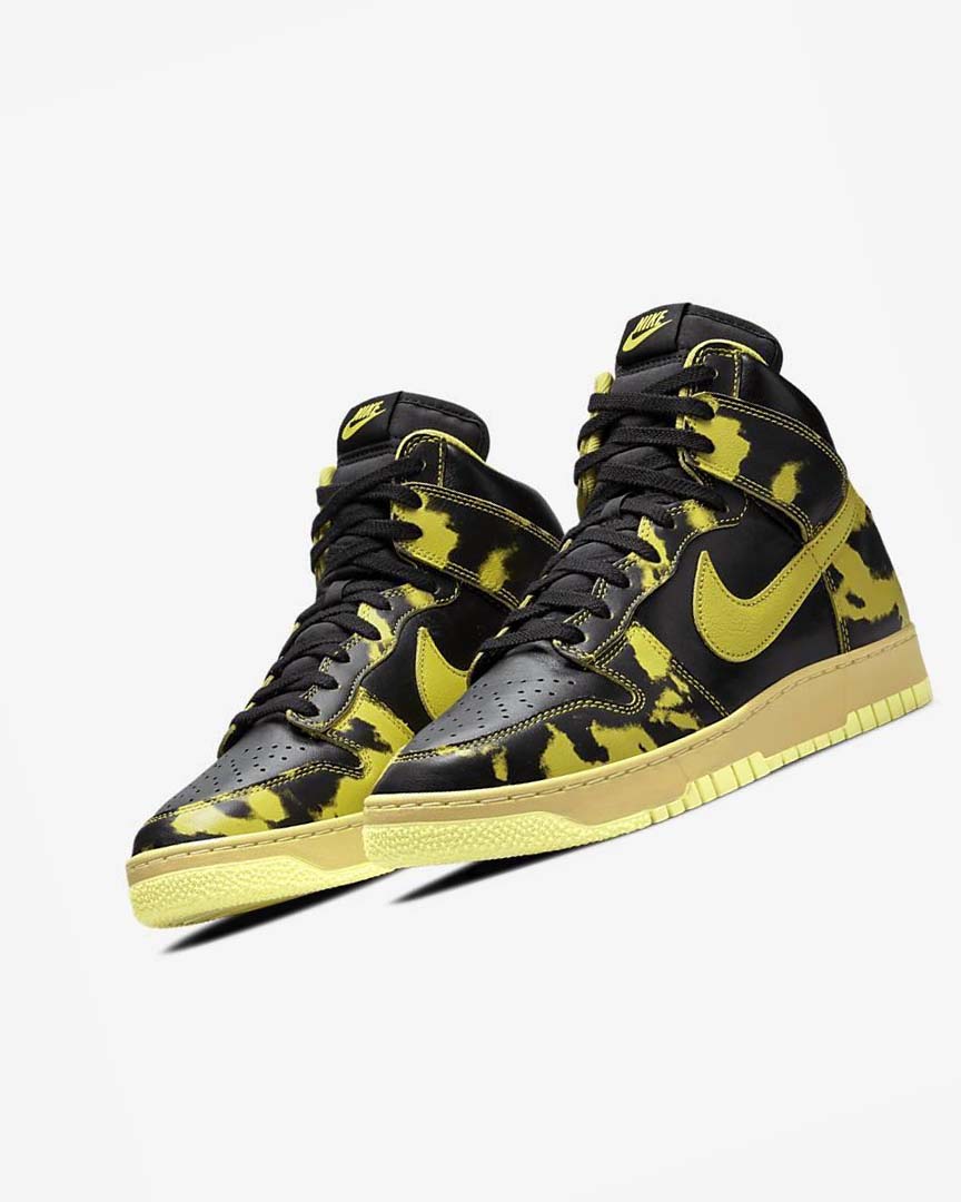 Zapatillas Nike Dunk High 1985 SP Hombre Negras Doradas Amarillo | CR2250