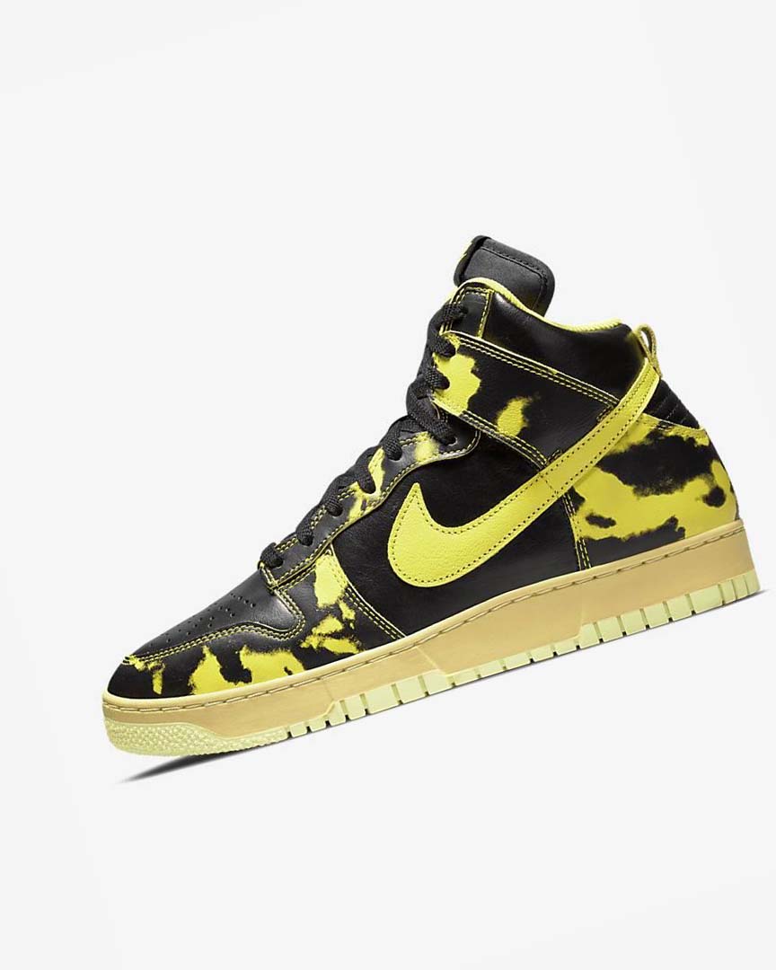 Zapatillas Nike Dunk High 1985 SP Hombre Negras Doradas Amarillo | CR2250