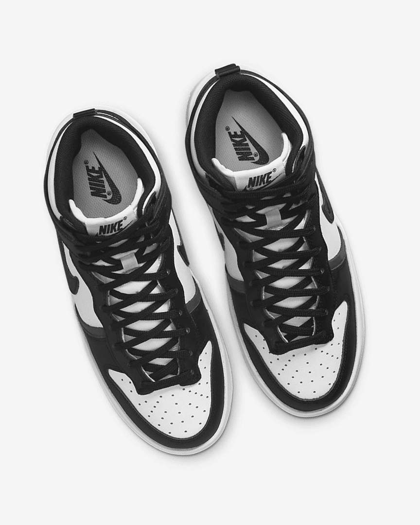 Zapatillas Nike Dunk High Up Mujer Blancas Gris Oscuro Negras | CR5287