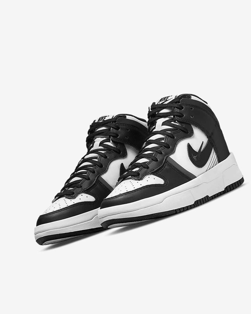 Zapatillas Nike Dunk High Up Mujer Blancas Gris Oscuro Negras | CR5287