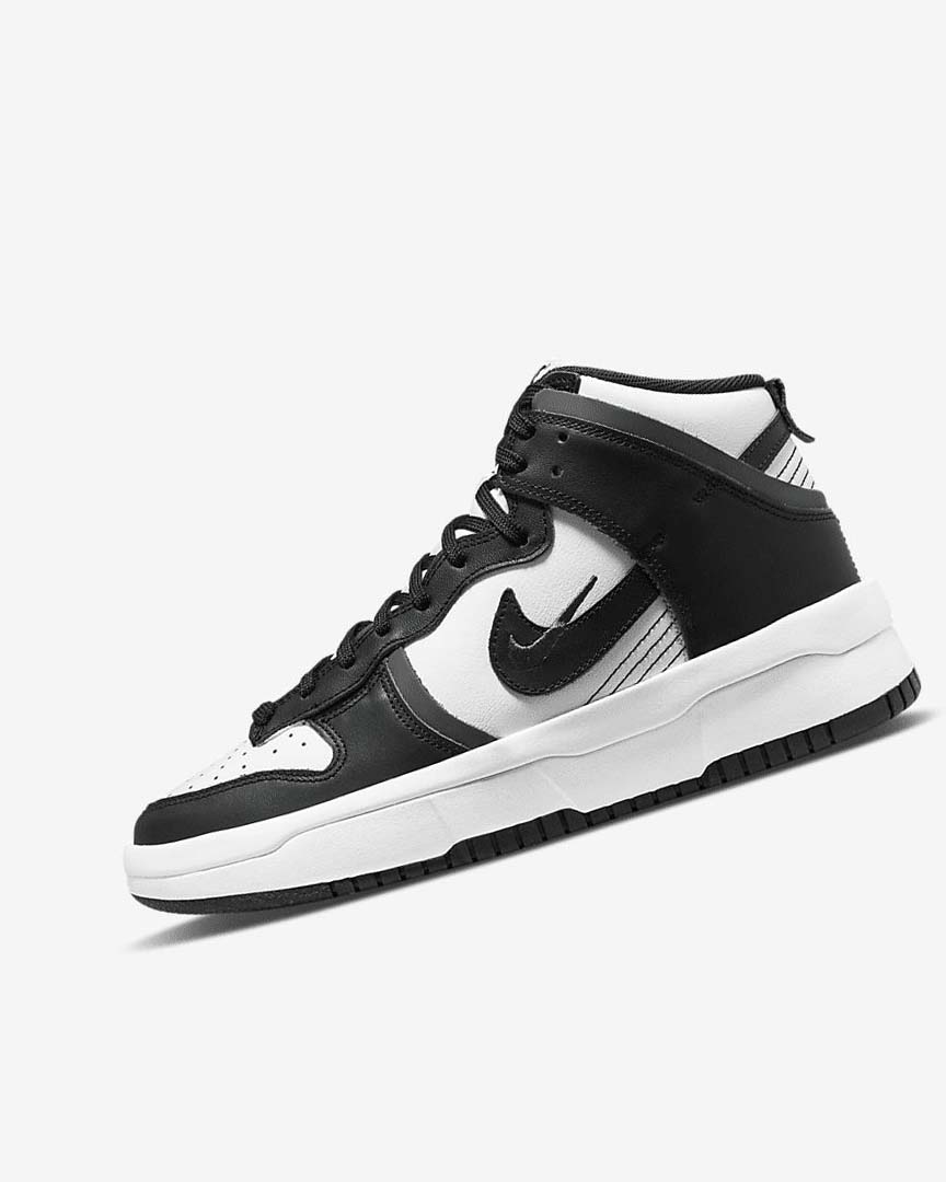 Zapatillas Nike Dunk High Up Mujer Blancas Gris Oscuro Negras | CR5287