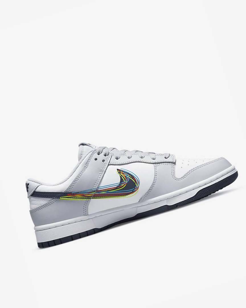 Zapatillas Nike Dunk Low Hombre Blancas Gris Azules | CR5216