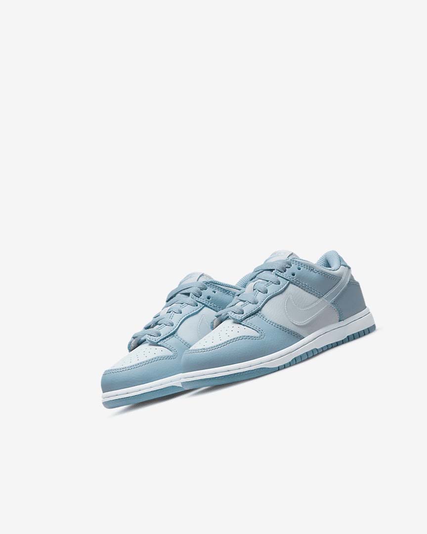 Zapatillas Nike Dunk Low Niña Azules Blancas | CR3032