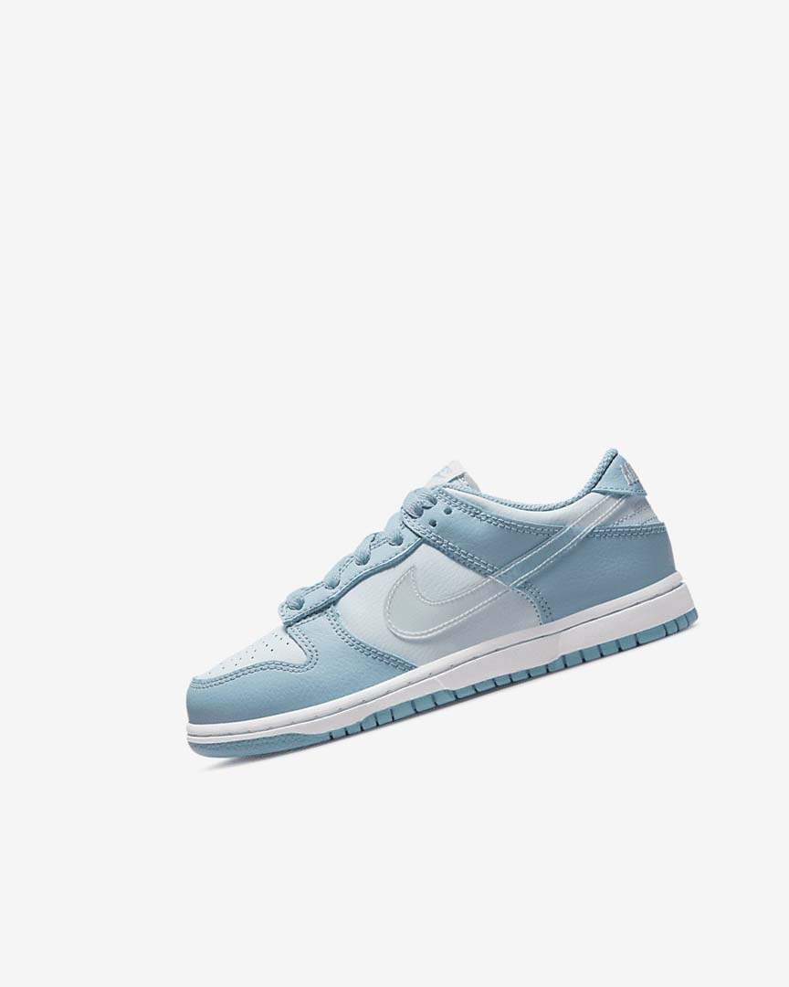 Zapatillas Nike Dunk Low Niña Azules Blancas | CR3032