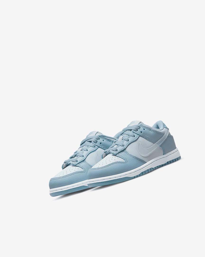 Zapatillas Nike Dunk Low Niño Azules Blancas | CR2392