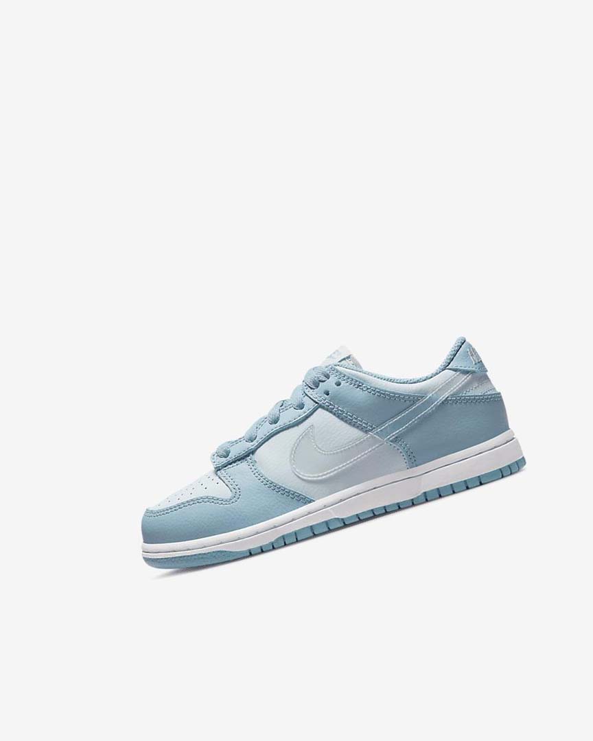 Zapatillas Nike Dunk Low Niño Azules Blancas | CR2392