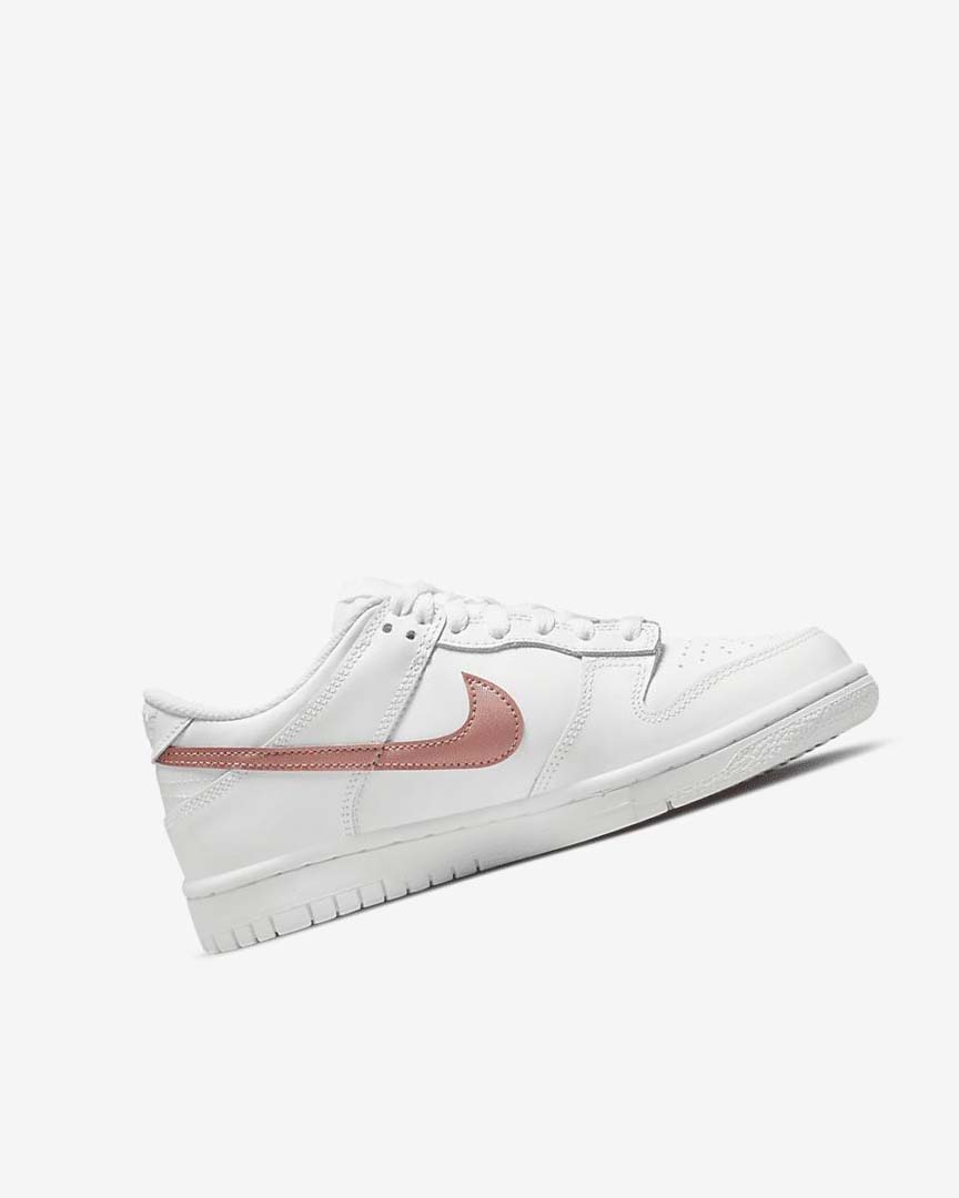 Zapatillas Nike Dunk Low Niño Blancas Blancas Metal Rojas Marrones | CR2278