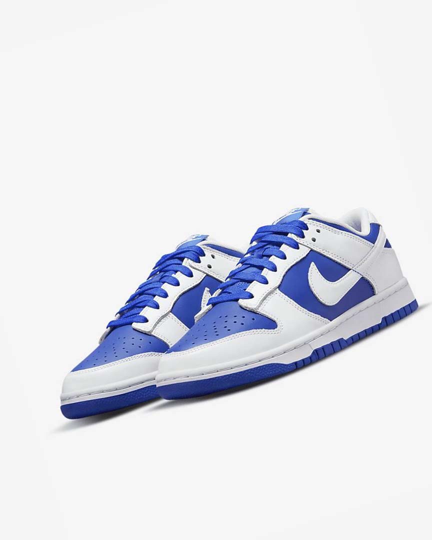 Zapatillas Nike Dunk Low Retro Hombre Azules Blancas Azules | CR4576