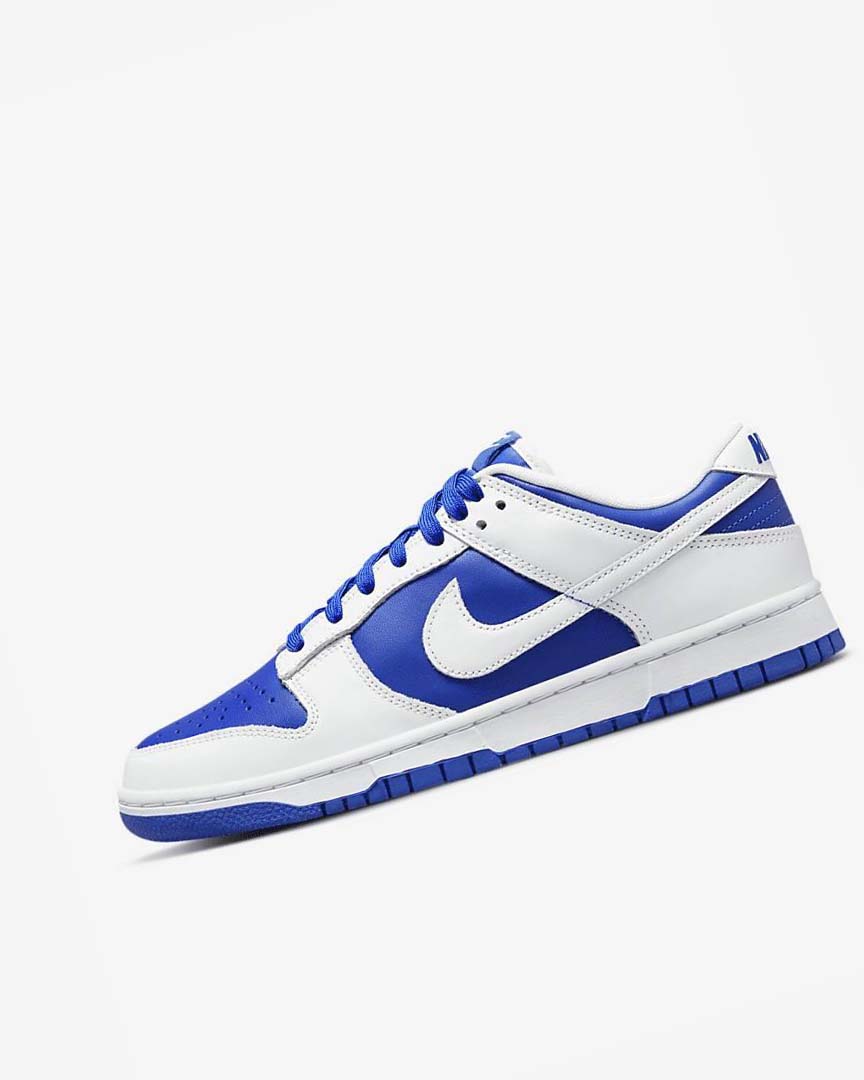 Zapatillas Nike Dunk Low Retro Hombre Azules Blancas Azules | CR4576