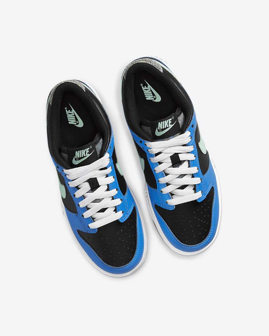 Zapatillas Nike Dunk Low SE Niña Negras Azules Claro Rosas Verde Menta | CR2442