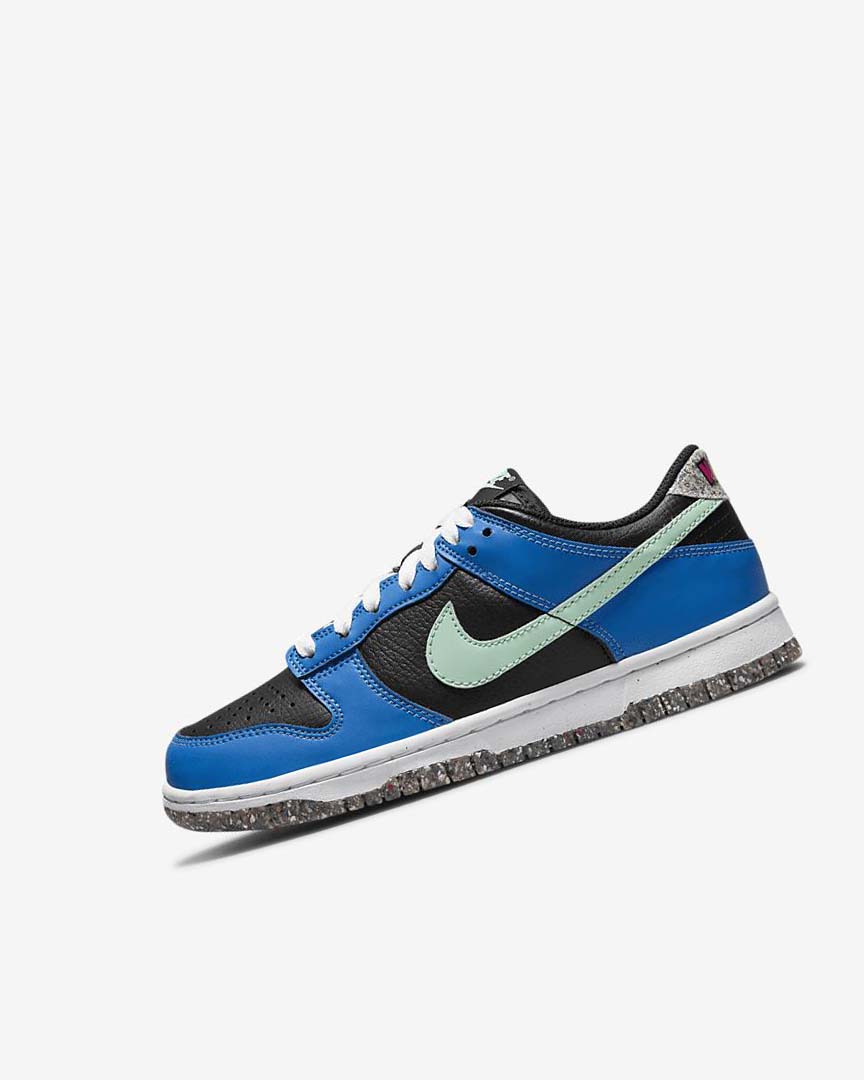 Zapatillas Nike Dunk Low SE Niña Negras Azules Claro Rosas Verde Menta | CR2442