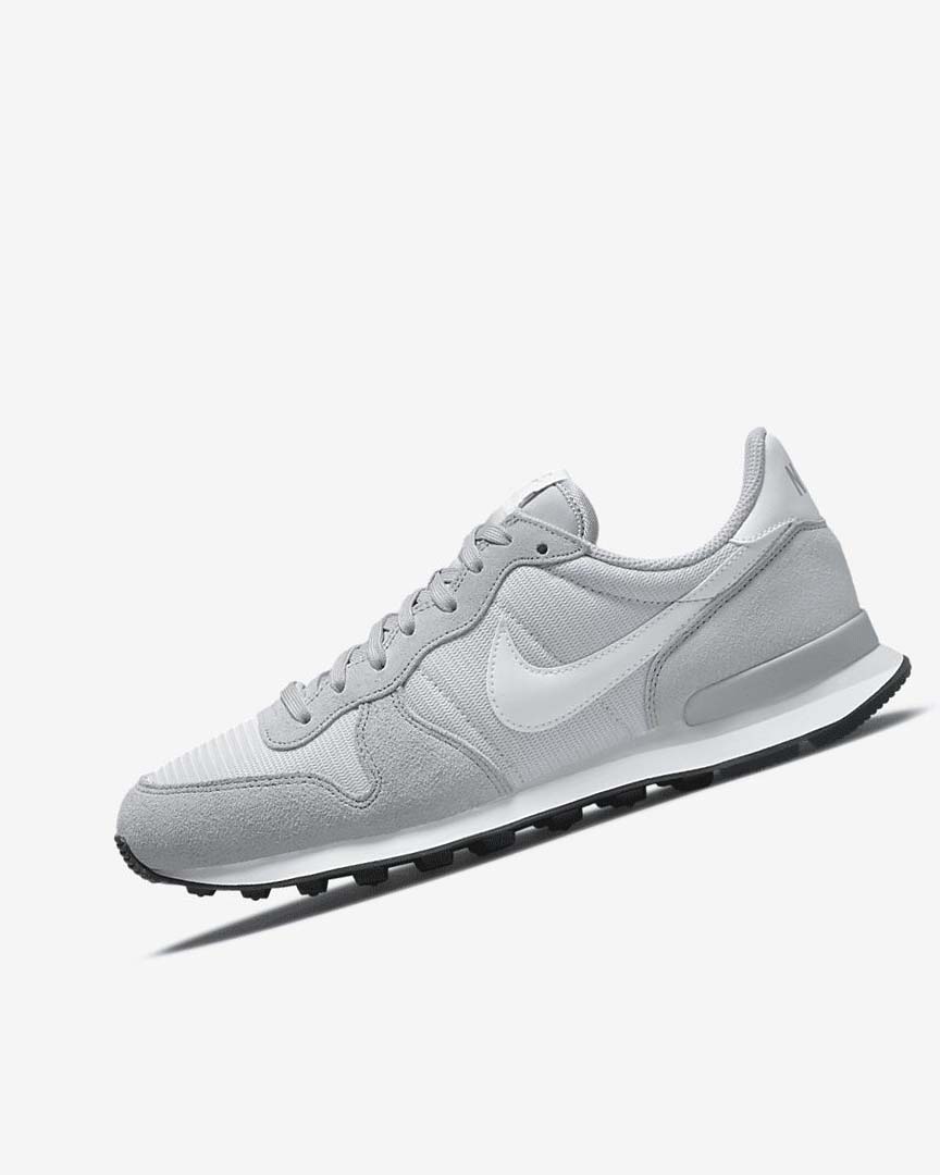 Zapatillas Nike Internationalist Mujer Gris Plateadas Negras Blancas | CR1164