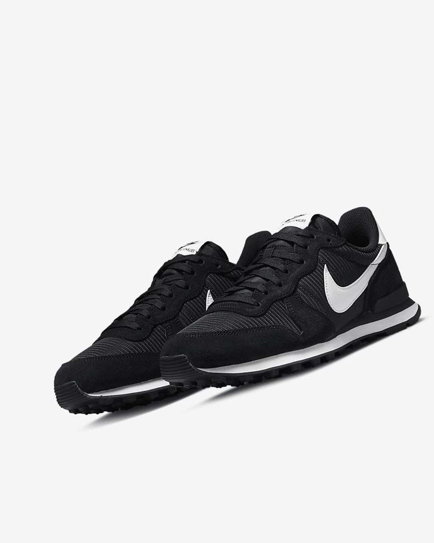 Zapatillas Nike Internationalist Mujer Negras Gris Oscuro Blancas | CR3016