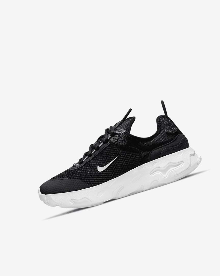 Zapatillas Nike React Live Niño Negras Gris Oscuro Blancas | CR2467